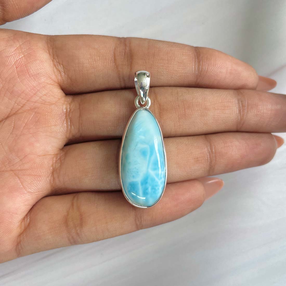 Larimar Pendant-(LAR-P-685.)