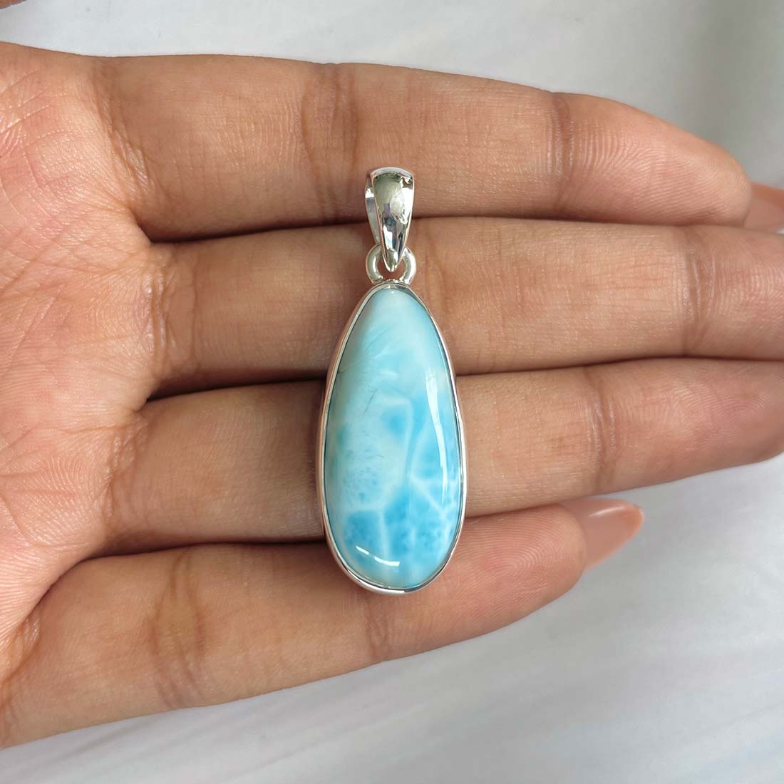 Larimar Pendant-(LAR-P-685.)