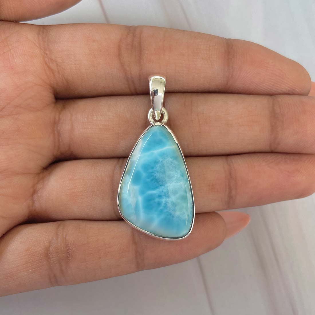 Larimar Pendant-(LAR-P-711.)