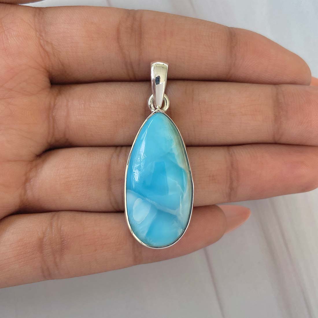 Larimar Pendant-(LAR-P-712.)