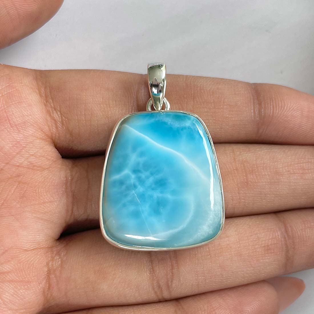 Larimar Pendant-(LAR-P-725.)