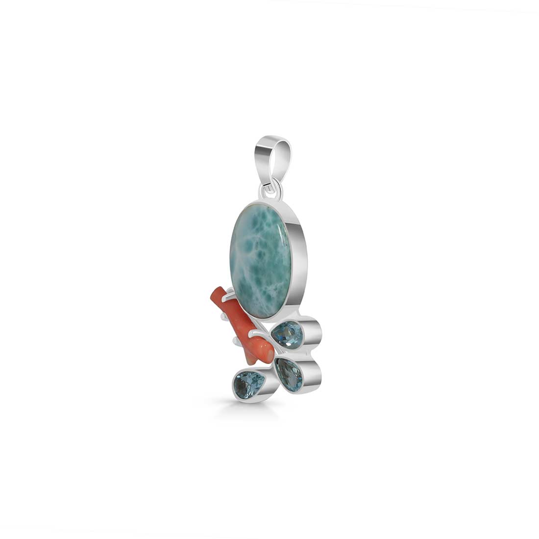 Larimar Pendant-(LAR-P-73.)