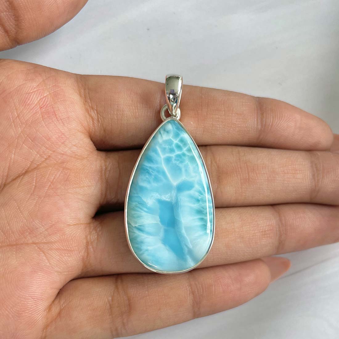 Larimar Pendant-(LAR-P-736.)