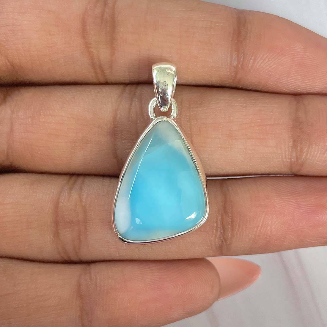 Larimar Pendant-(LAR-P-744.)