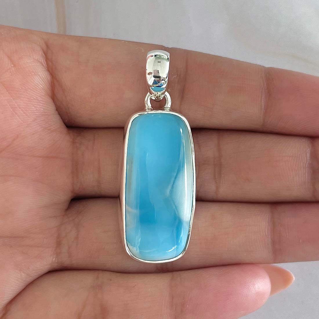 Larimar Pendant-(LAR-P-751.)