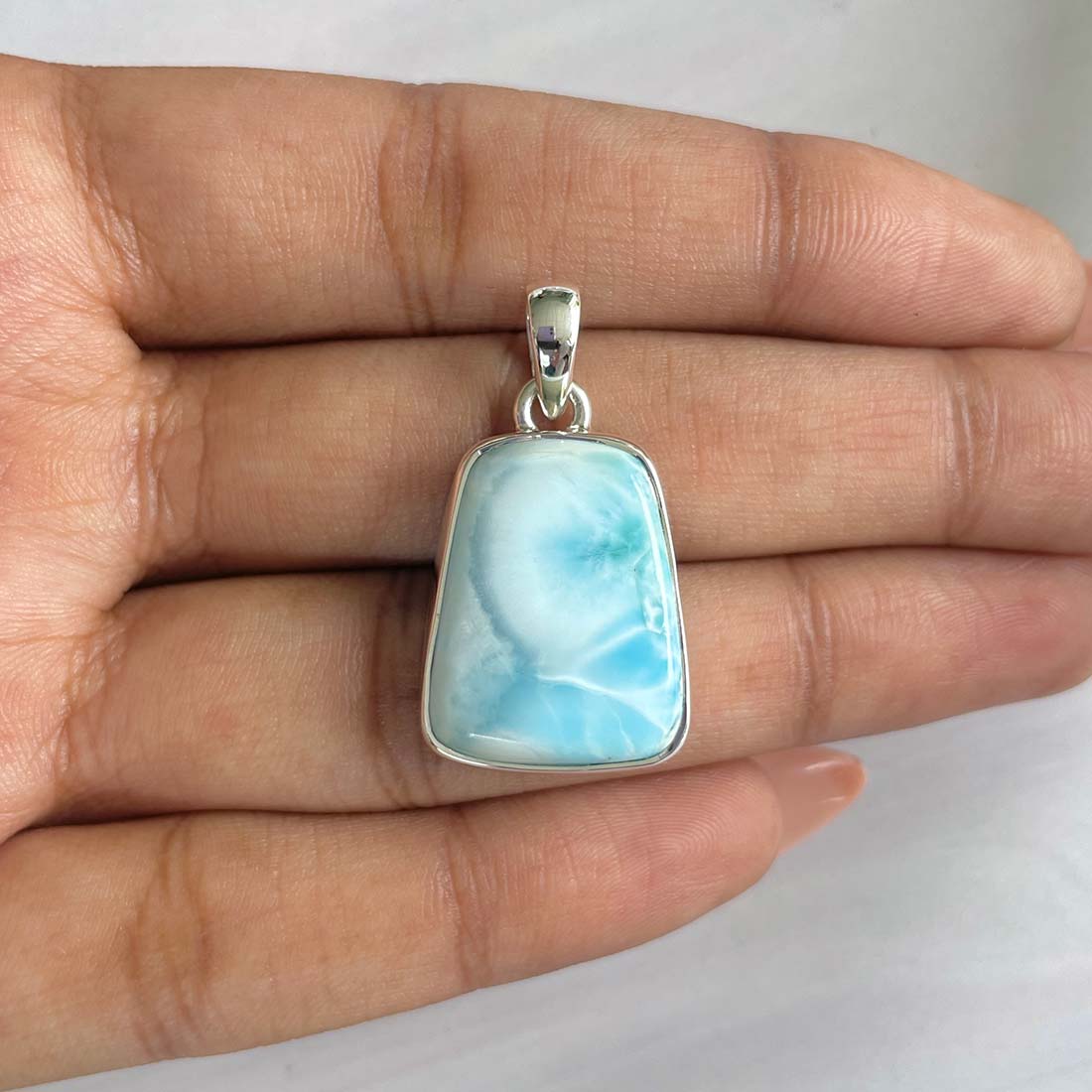Larimar Pendant-(LAR-P-758.)