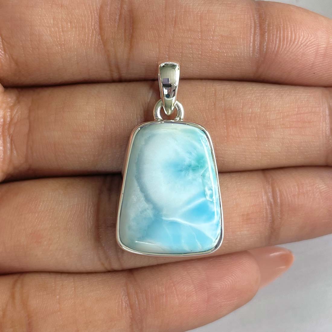 Larimar Pendant-(LAR-P-758.)