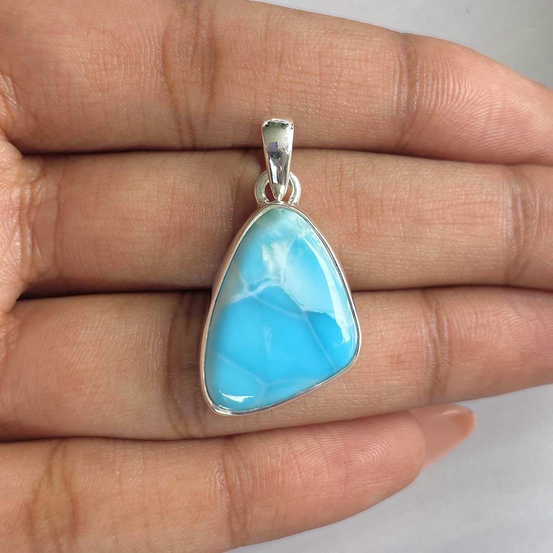 Larimar Pendant-(LAR-P-760.)