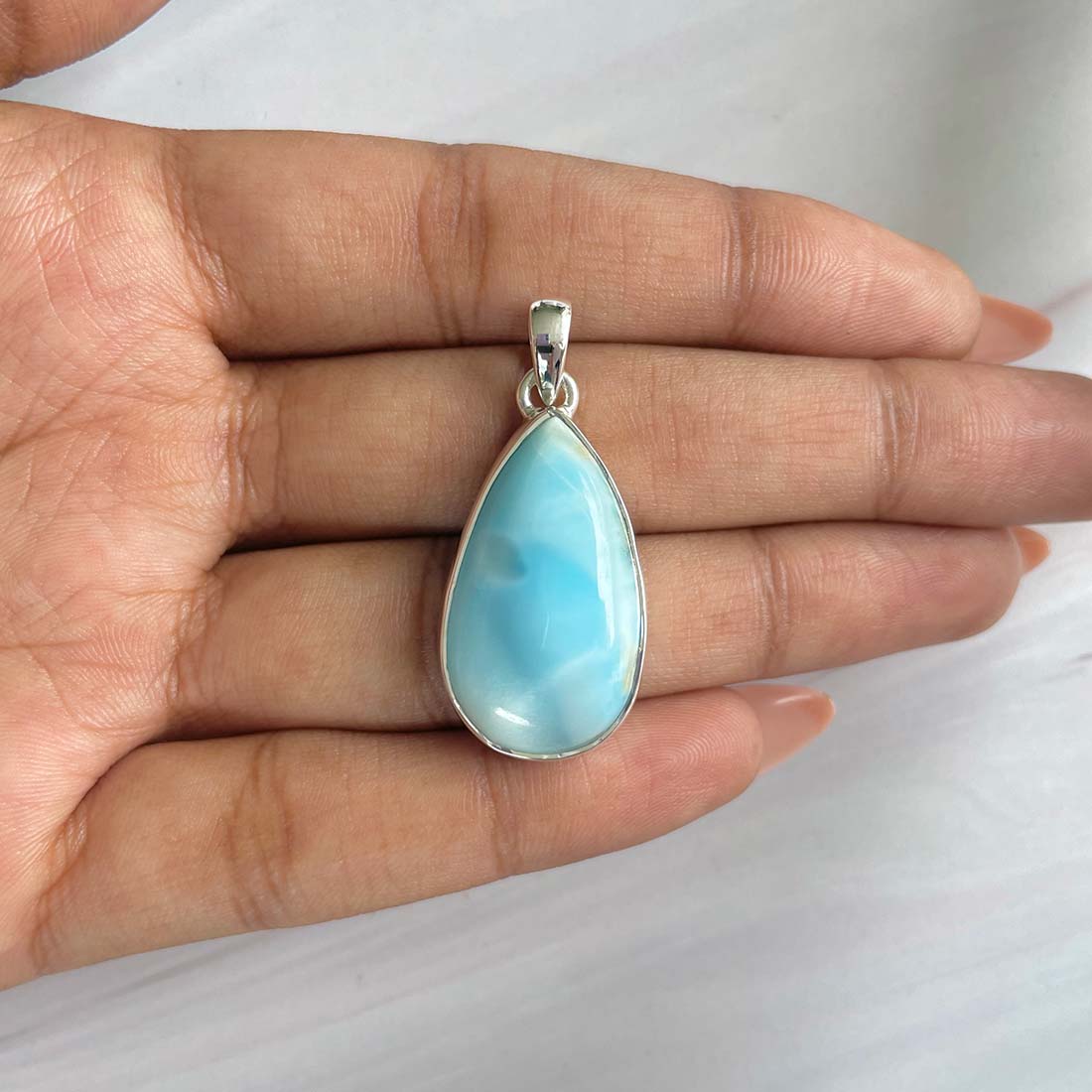 Larimar Pendant-(LAR-P-765.)