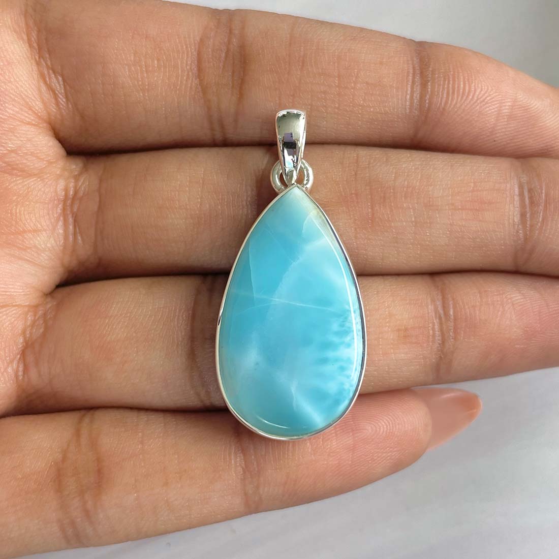 Larimar Pendant-(LAR-P-766.)