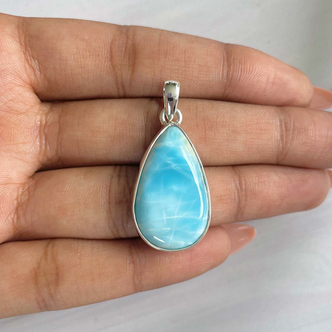 Larimar Pendant-(LAR-P-767.)