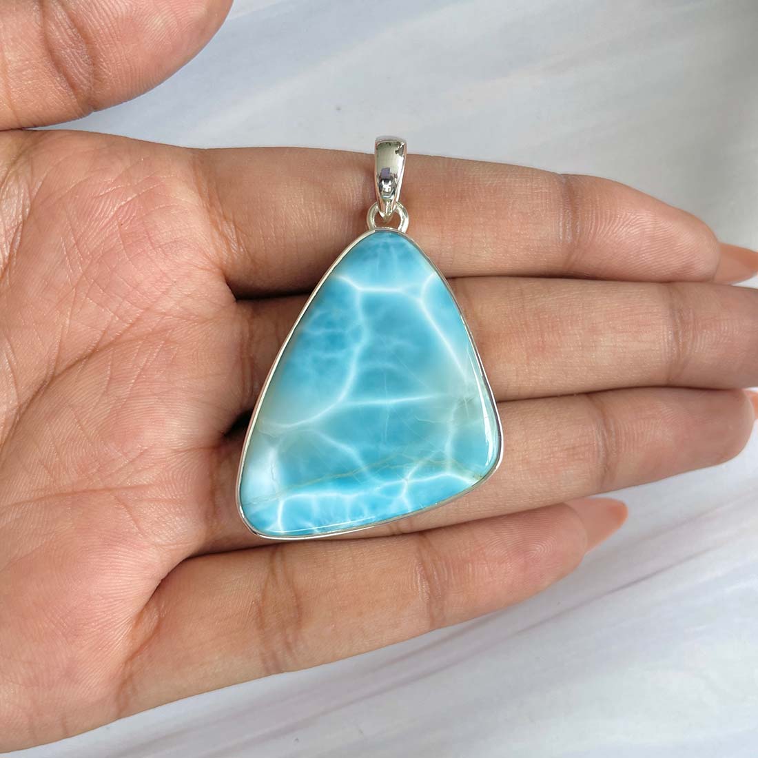 Larimar Pendant-(LAR-P-773.)