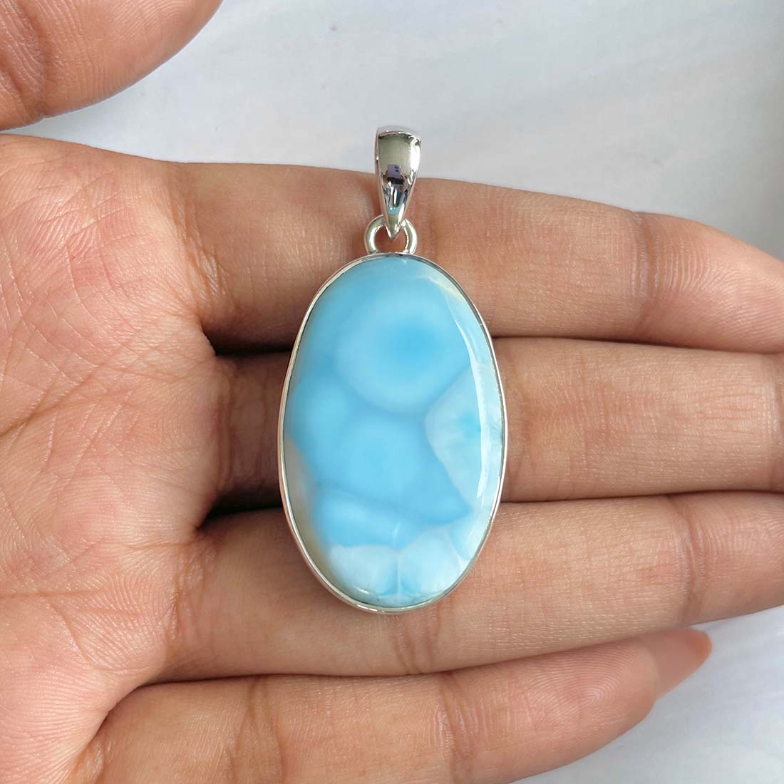 Larimar Pendant-(LAR-P-775.)
