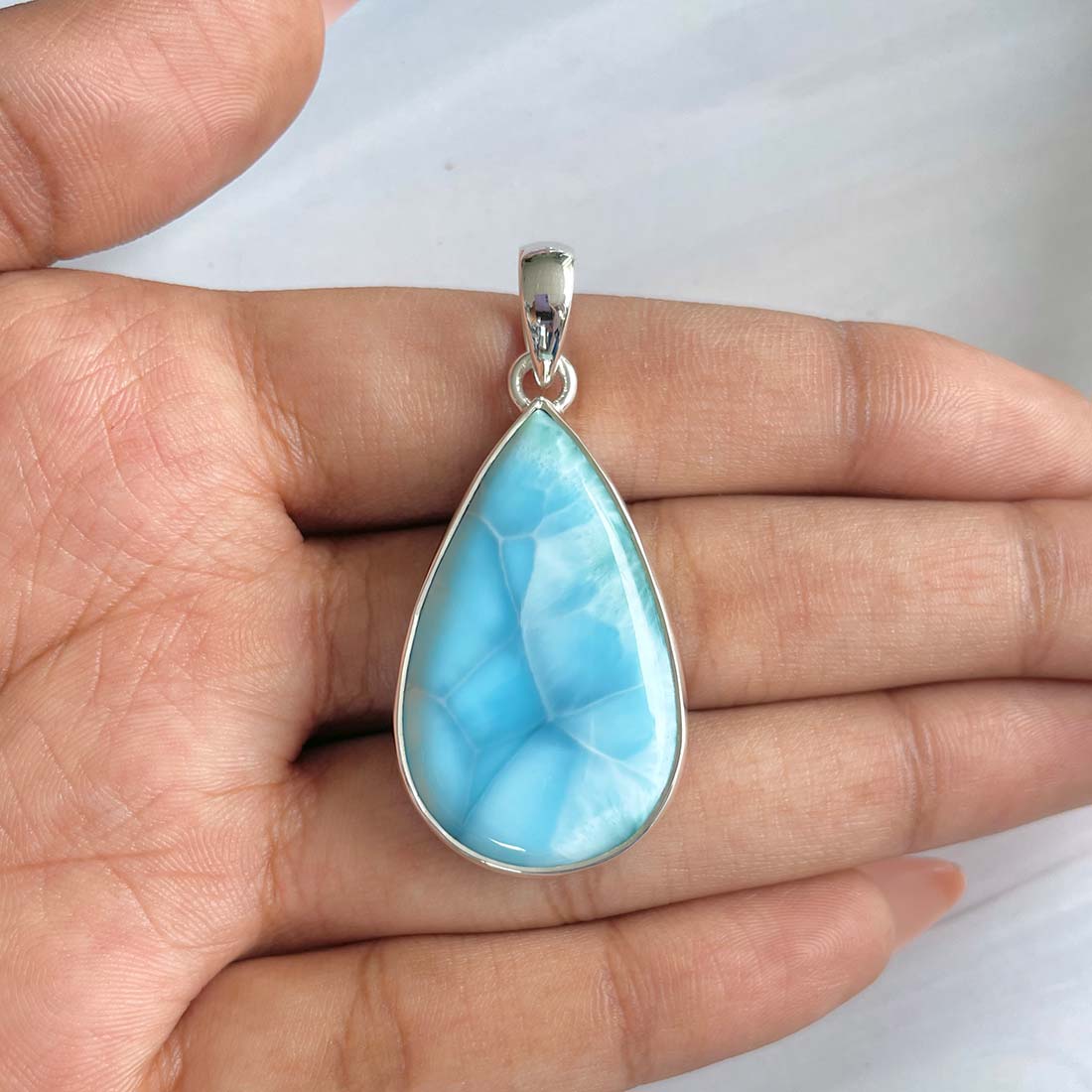 Larimar Pendant-(LAR-P-776.)