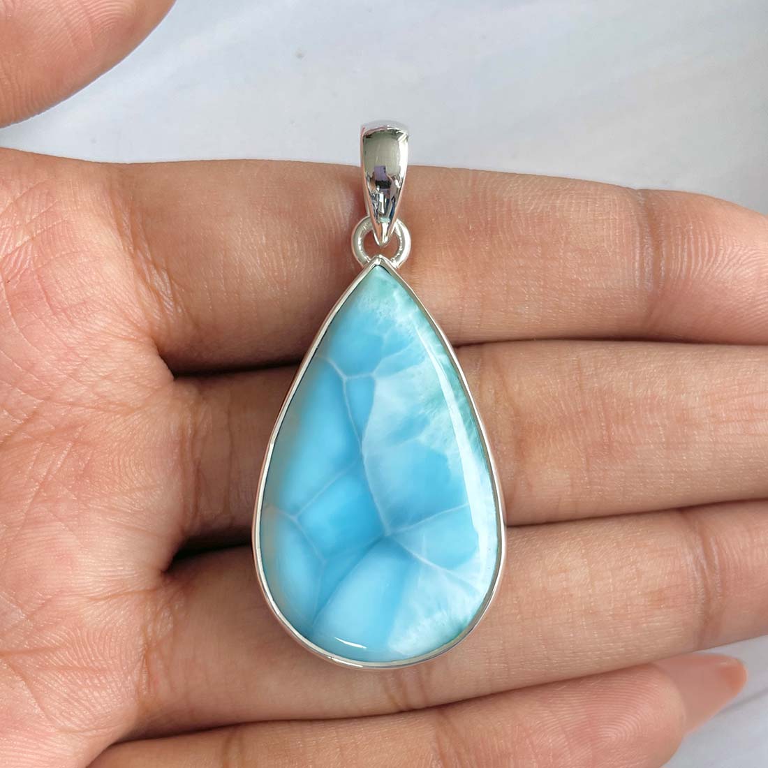 Larimar Pendant-(LAR-P-776.)