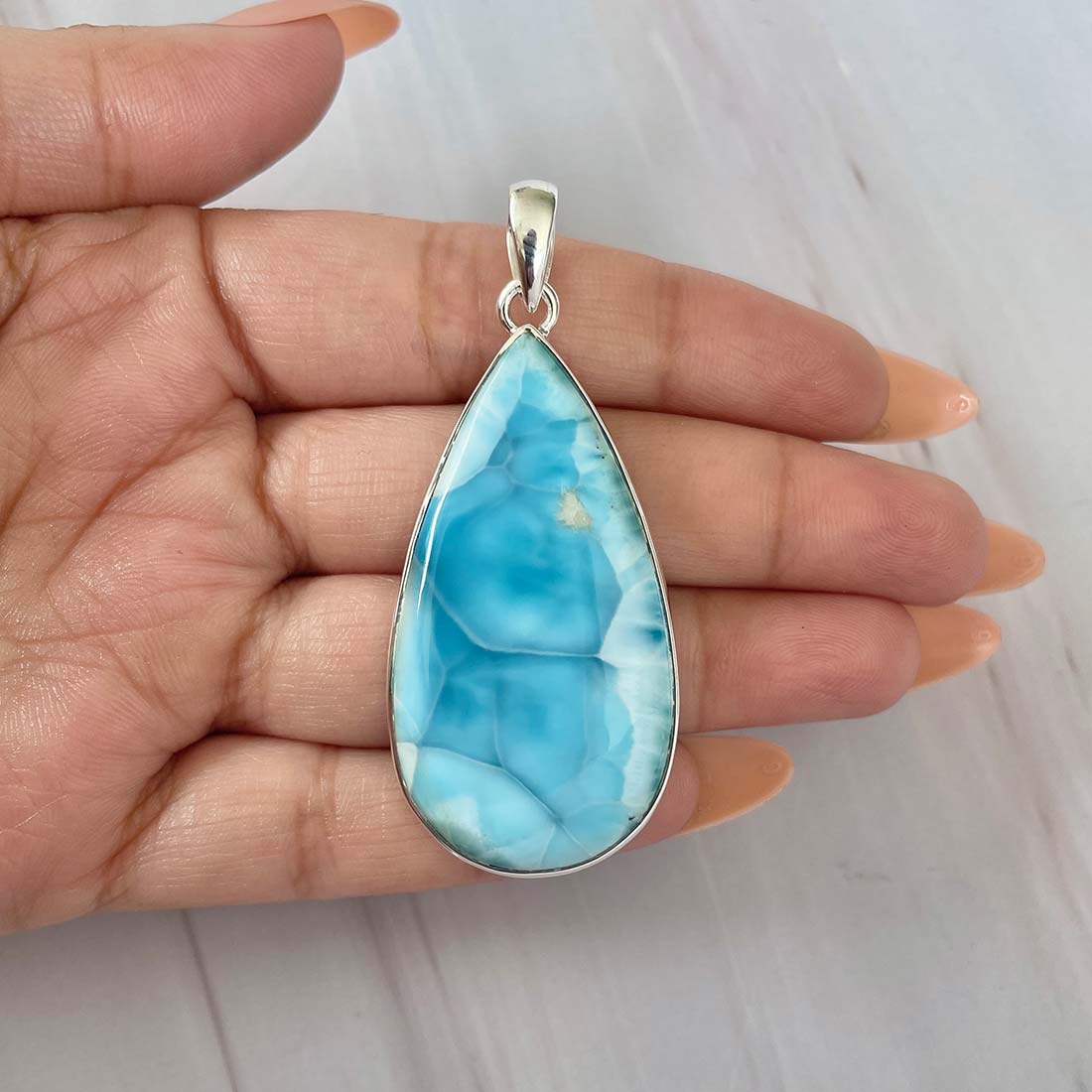 Larimar Pendant-(LAR-P-780.)