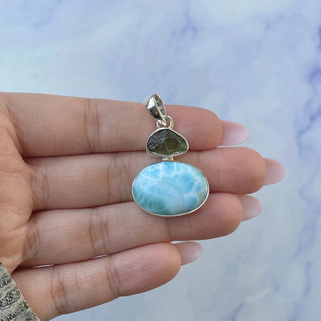 Larimar Pendant-(LAR-P-79.)