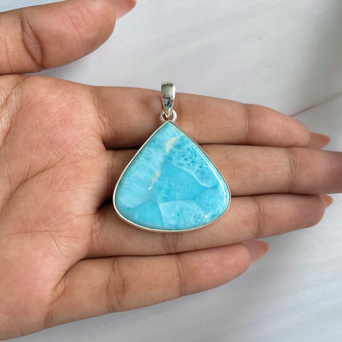 Larimar Pendant-(LAR-P-794.)