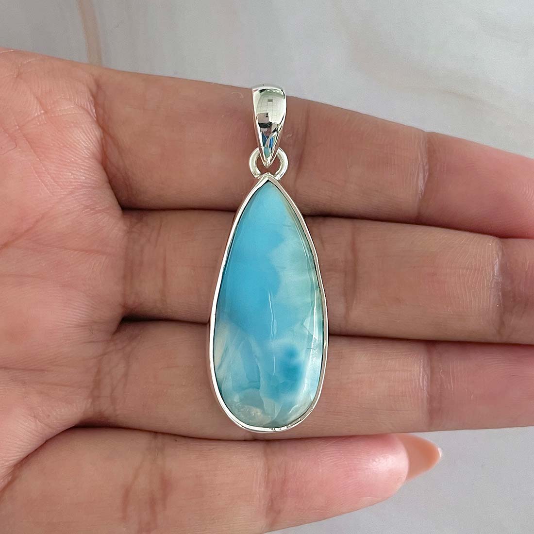 Larimar Pendant-(LAR-P-803.)