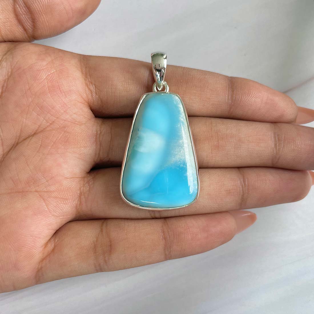 Larimar Pendant-(LAR-P-808.)