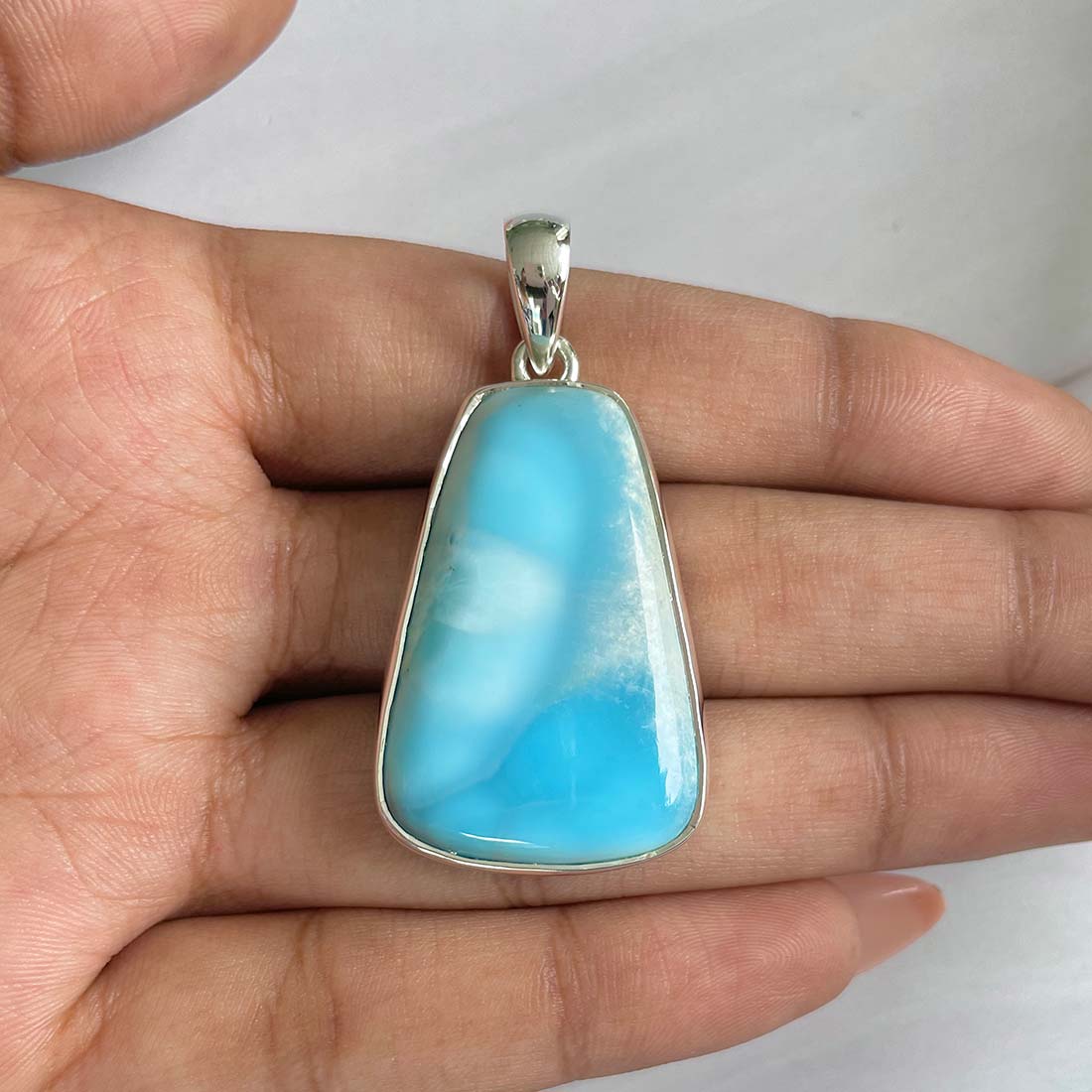 Larimar Pendant-(LAR-P-808.)