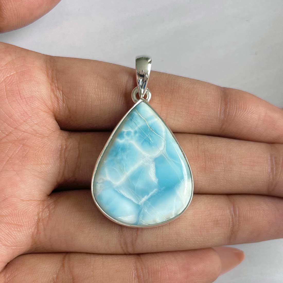 Larimar Pendant-(LAR-P-809.)