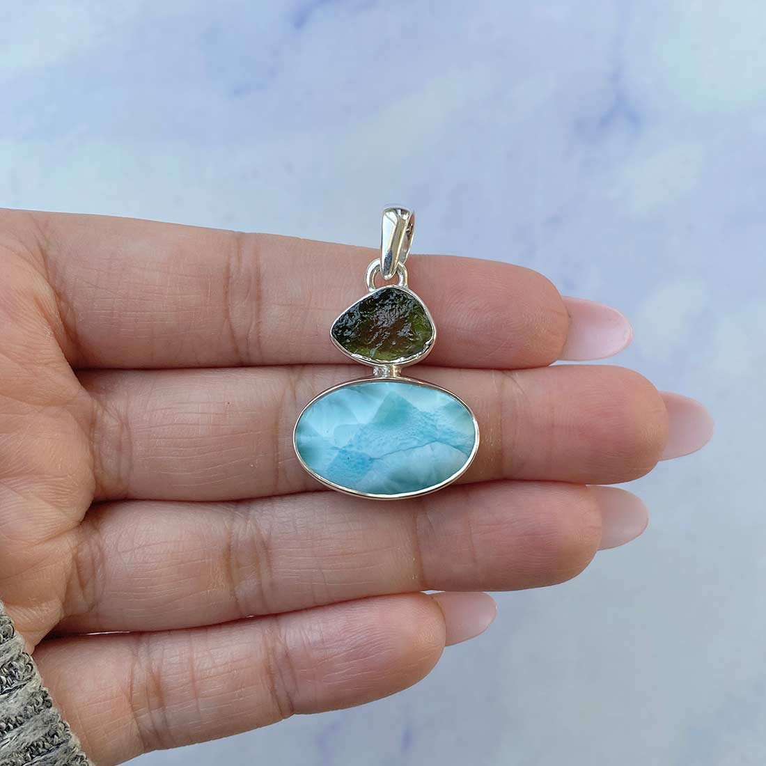 Larimar Pendant-(LAR-P-81.)