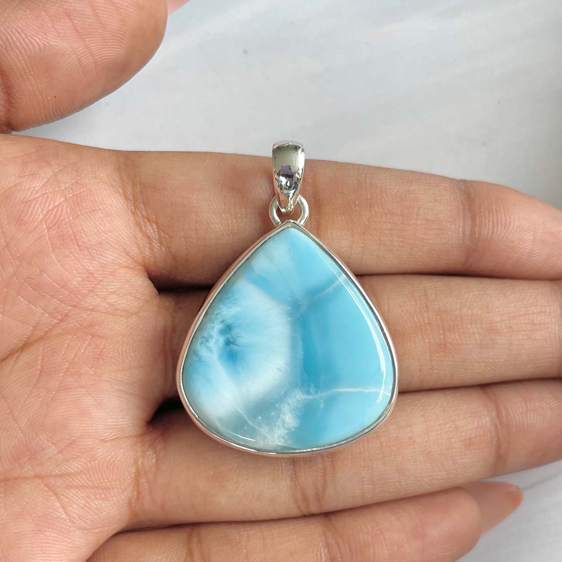 Larimar Pendant-(LAR-P-812.)