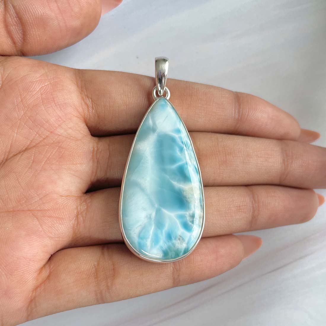 Larimar Pendant-(LAR-P-816.)