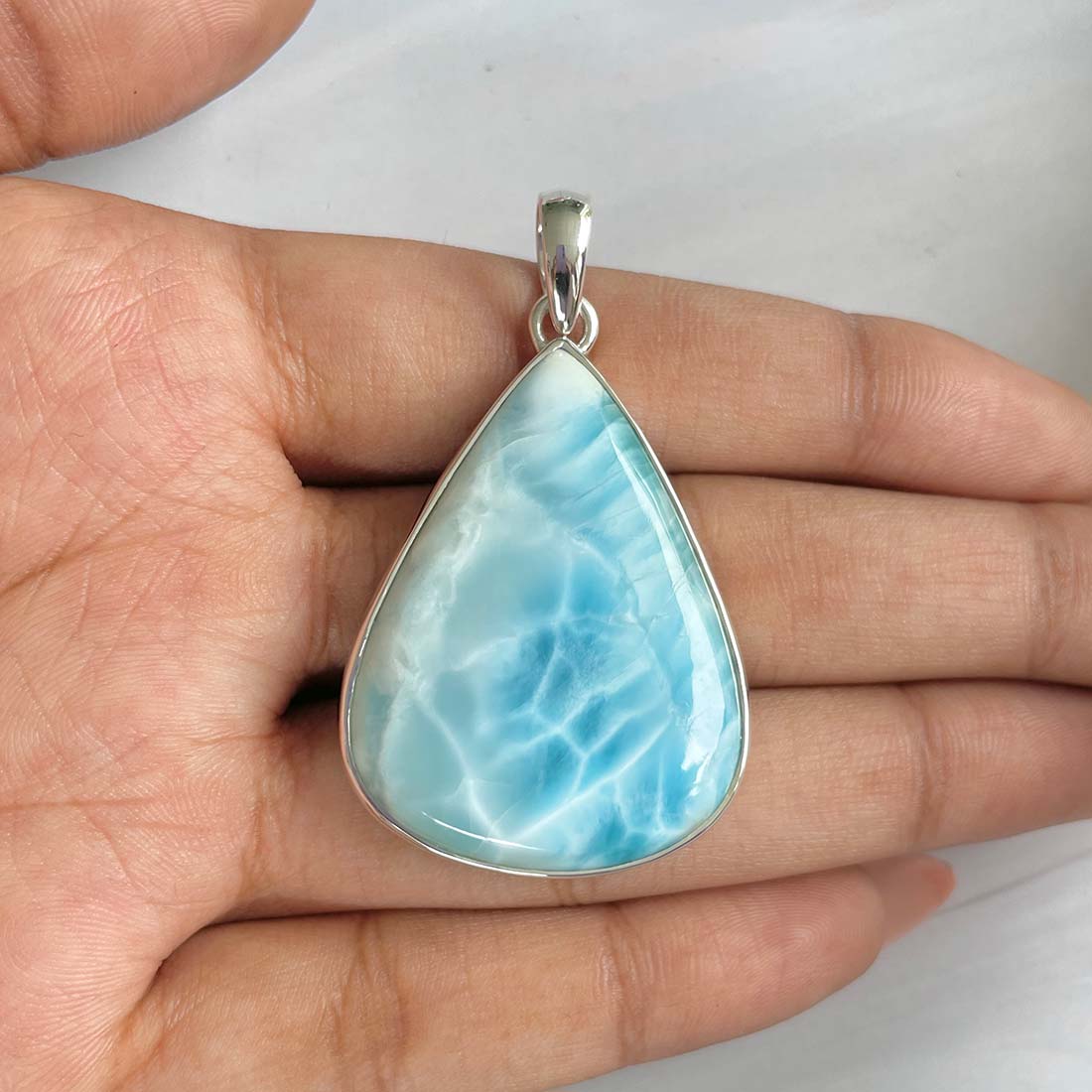 Larimar Pendant-(LAR-P-817.)