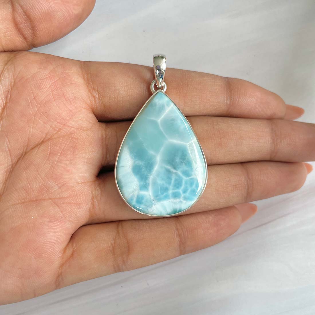 Larimar Pendant-(LAR-P-818.)