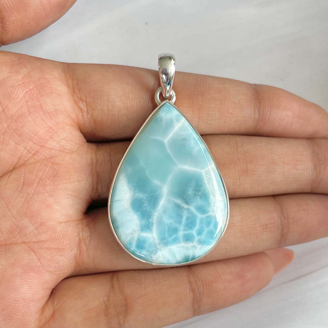 Larimar Pendant-(LAR-P-818.)