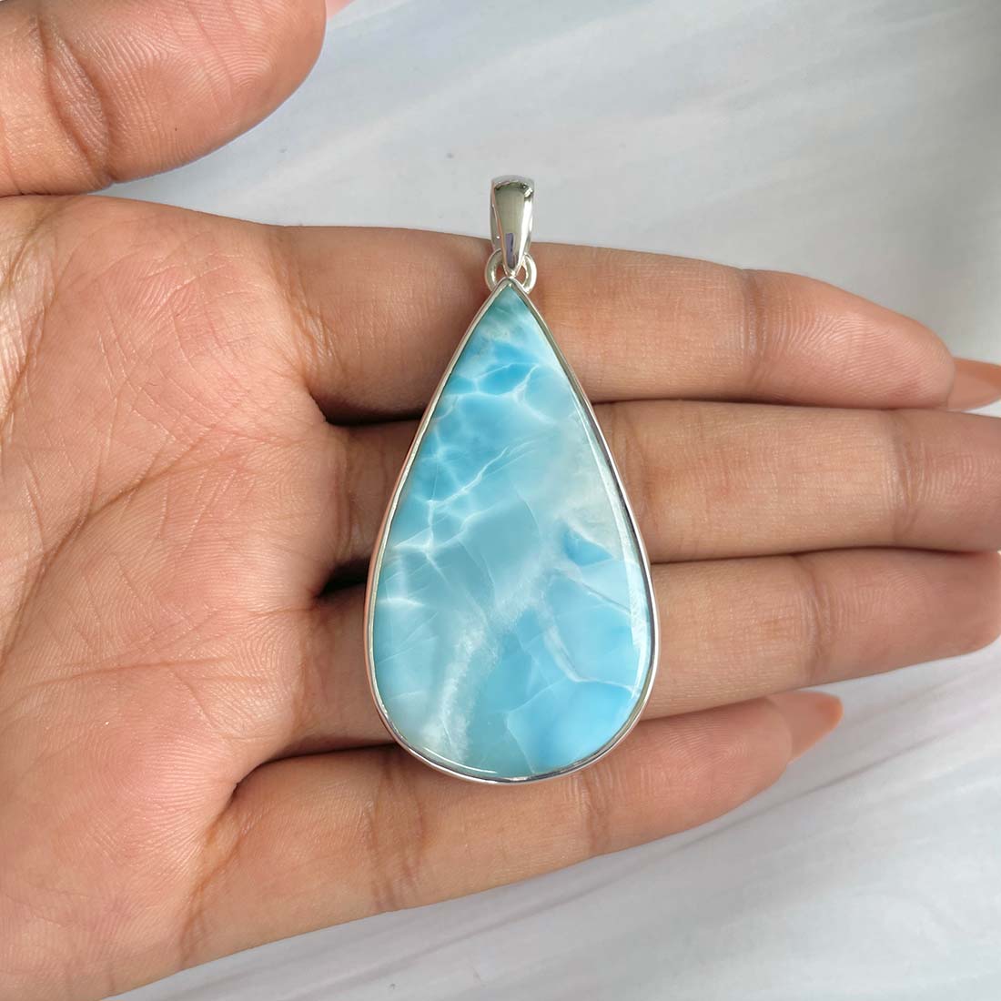 Larimar Pendant-(LAR-P-819.)
