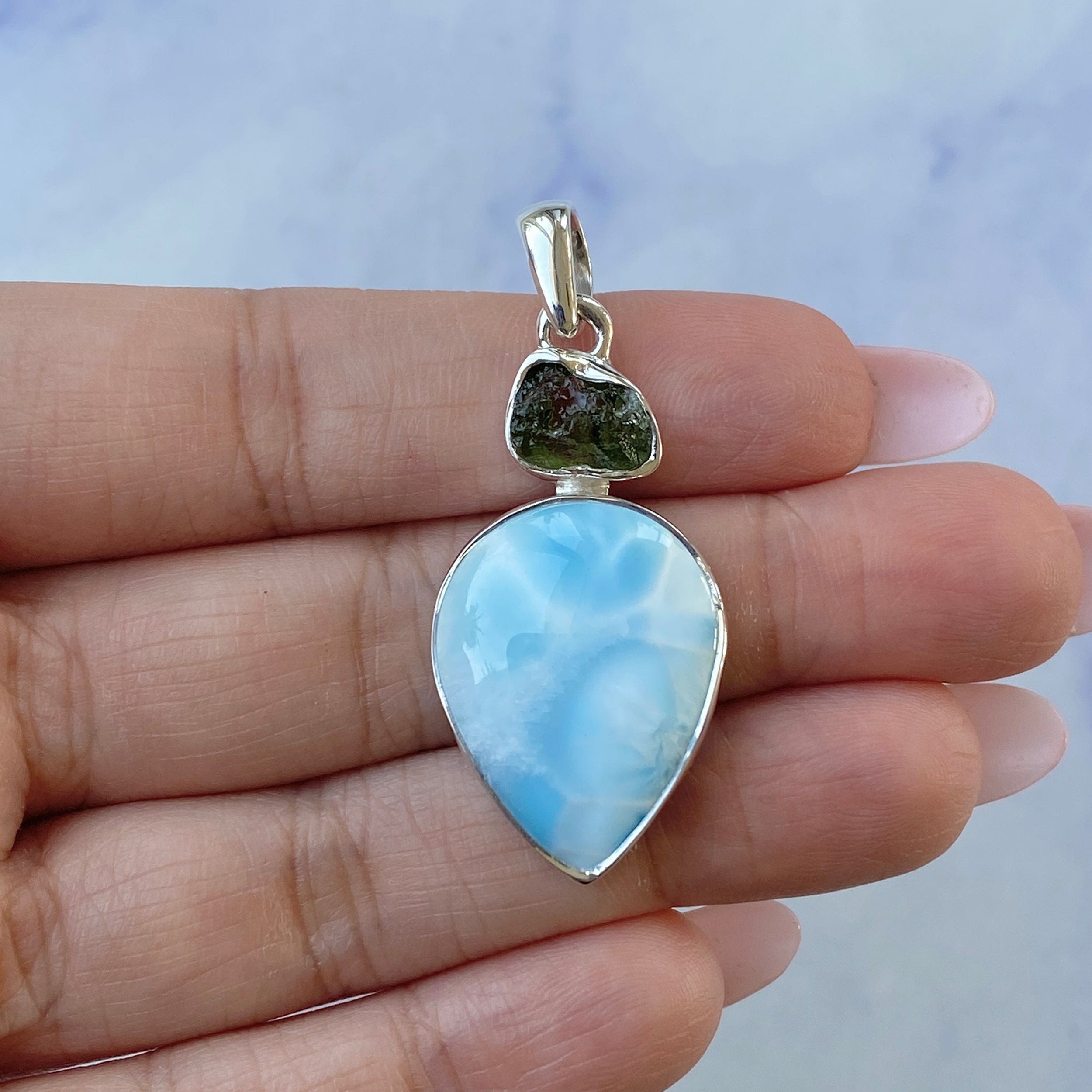 Larimar Pendant-(LAR-P-82.)