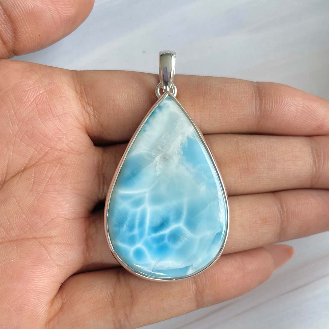 Larimar Pendant-(LAR-P-820.)