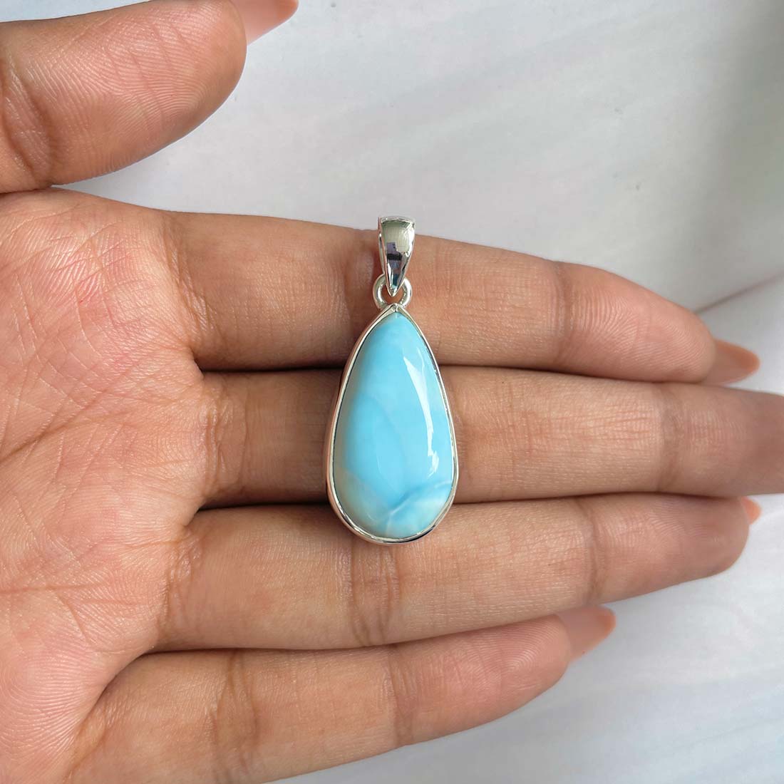 Larimar Pendant-(LAR-P-823.)