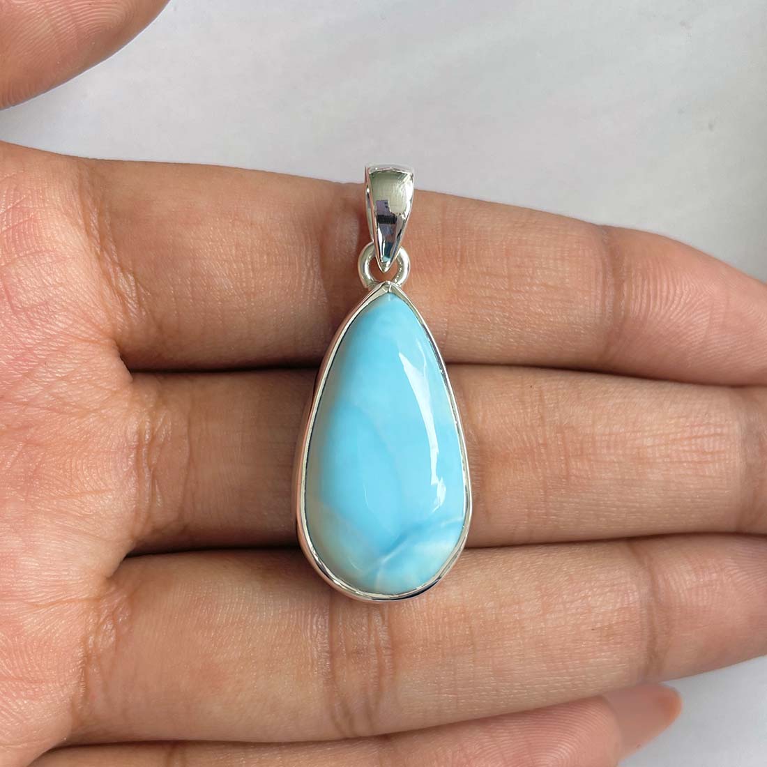 Larimar Pendant-(LAR-P-823.)