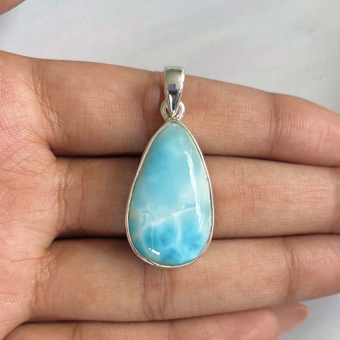 Larimar Pendant-(LAR-P-826.)