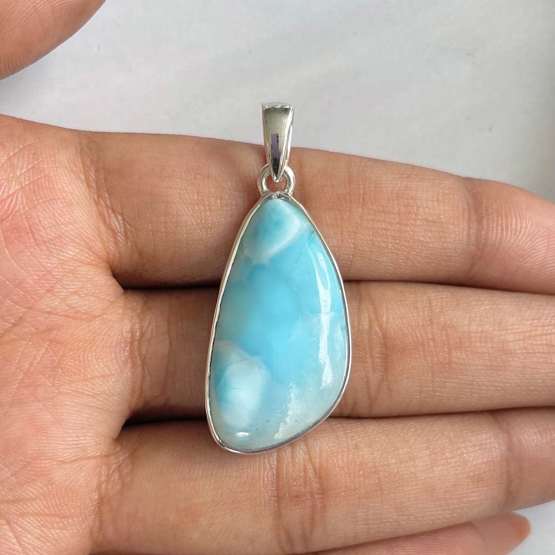 Larimar Pendant-(LAR-P-827.)