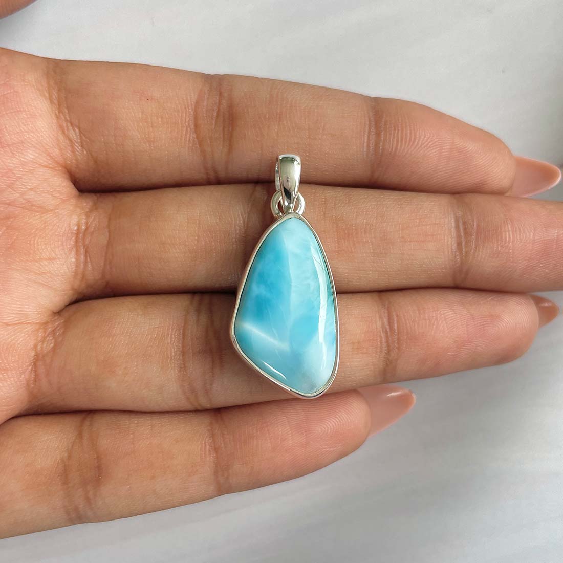 Larimar Pendant-(LAR-P-831.)