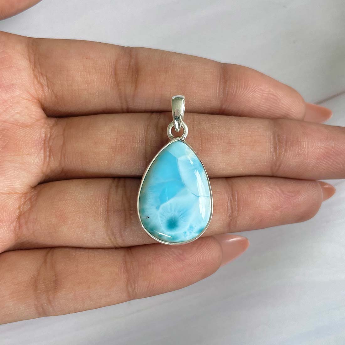 Larimar Pendant-(LAR-P-839.)