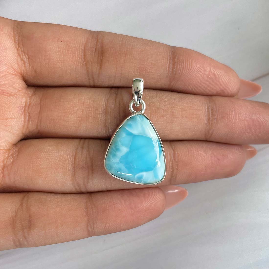 Larimar Pendant-(LAR-P-842.)