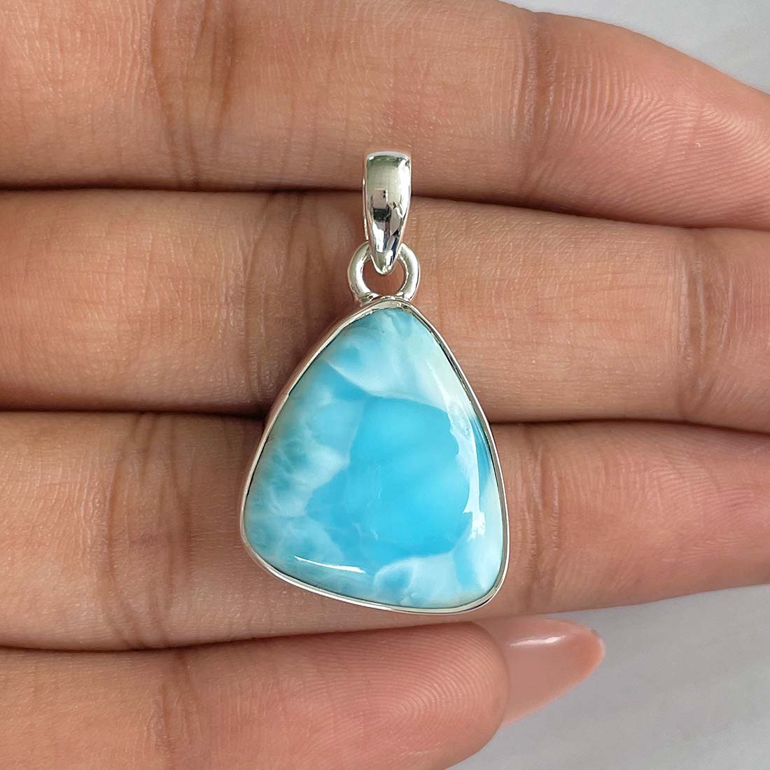 Larimar Pendant-(LAR-P-842.)