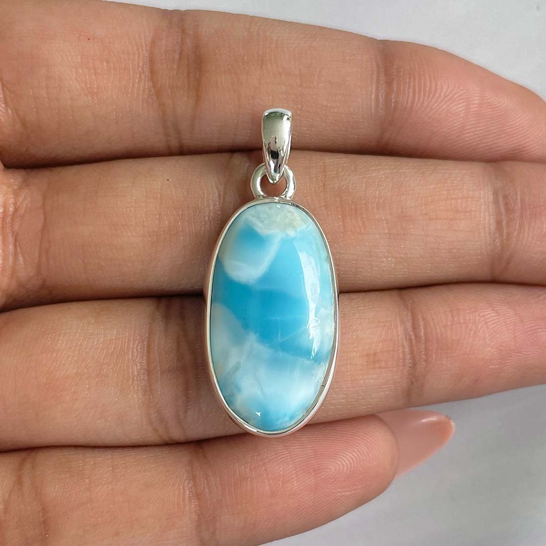 Larimar Pendant-(LAR-P-845.)