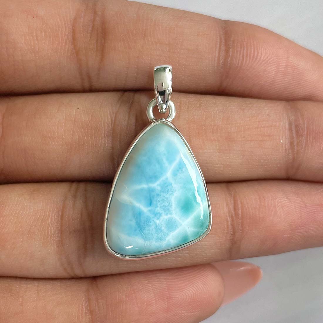 Larimar Pendant-(LAR-P-846.)