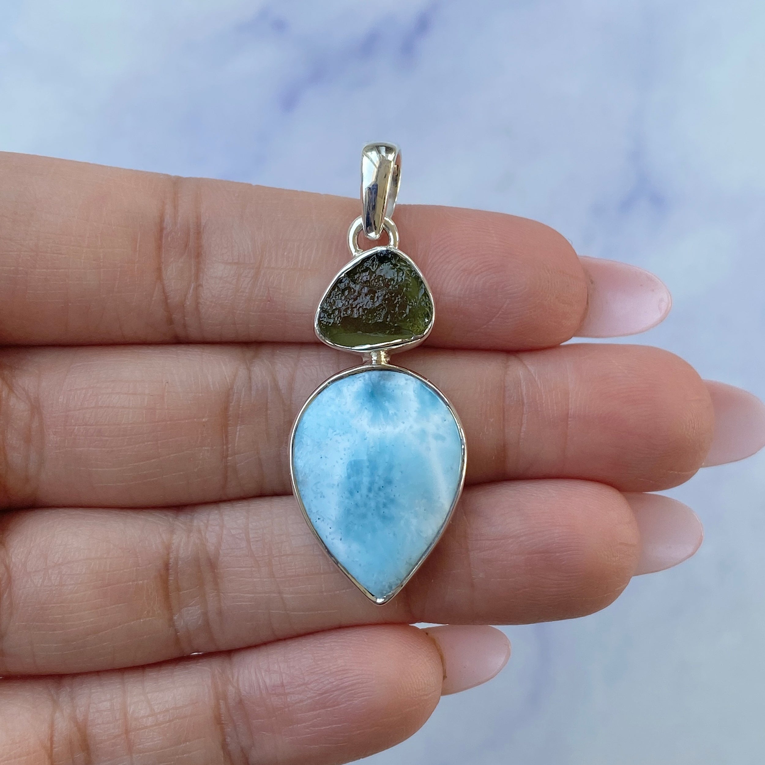 Larimar Pendant-(LAR-P-85.)