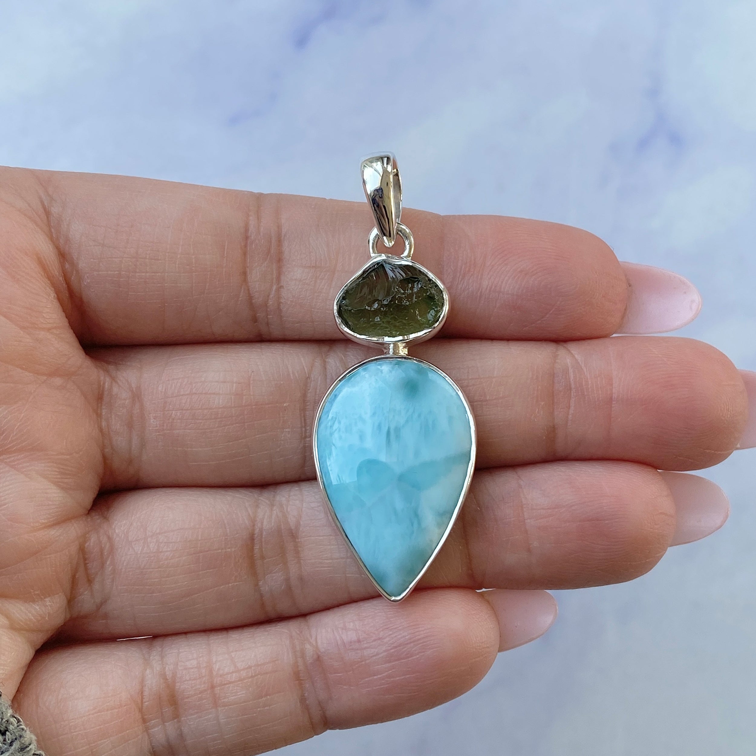 Larimar Pendant-(LAR-P-86.)