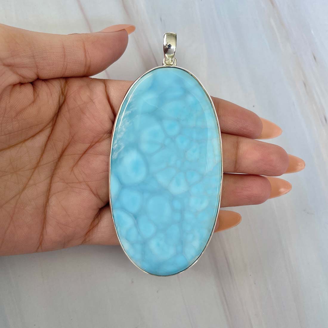 Larimar Pendant-(LAR-P-861.)