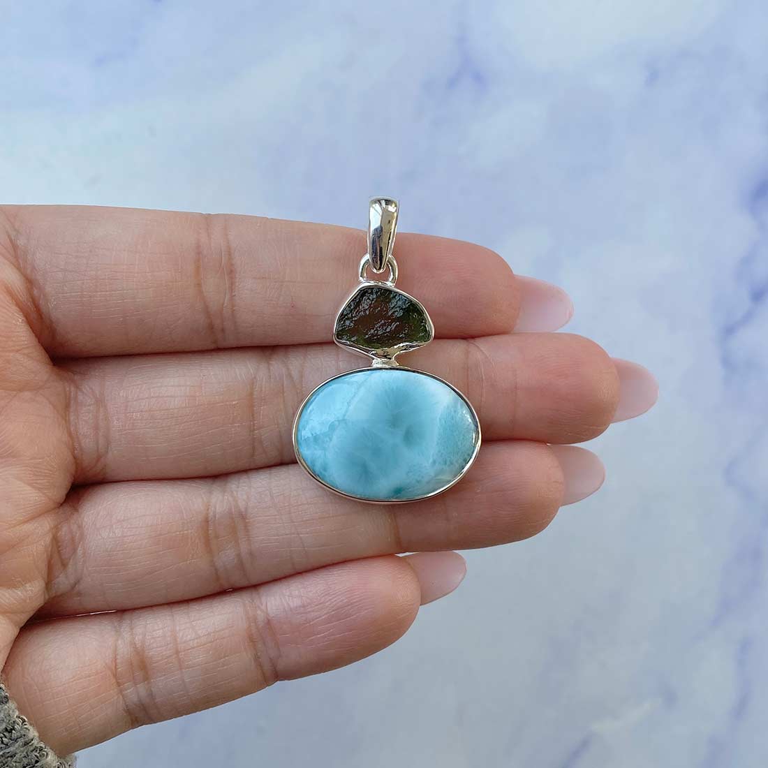 Larimar Pendant-(LAR-P-87.)
