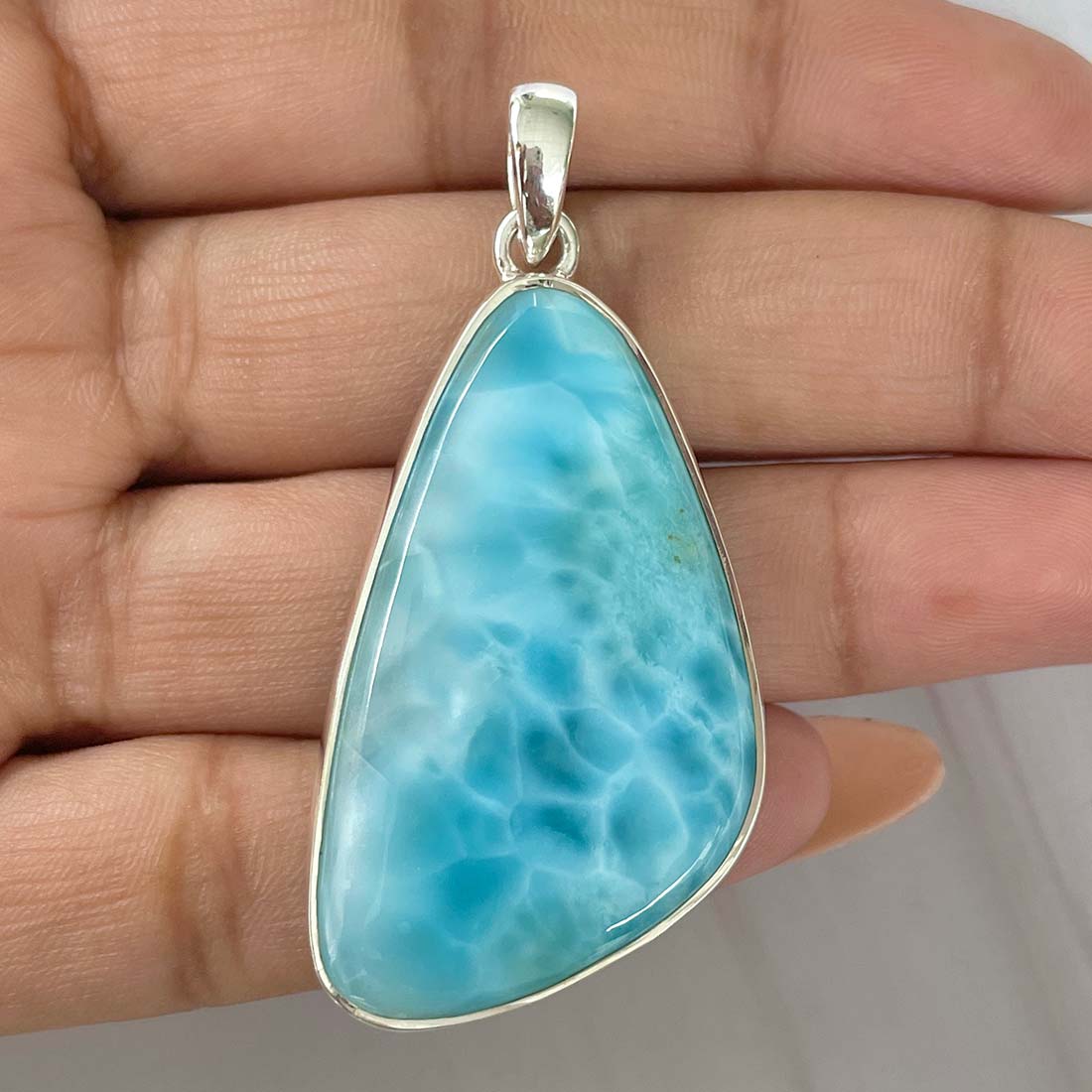Larimar Pendant-(LAR-P-878.)